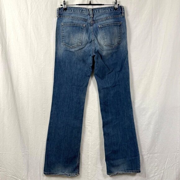 VTG Gap 1969 Jeans Womens Sz 6 Low Rise Straight Loose Fit Medium Wash 90s Denim - Picture 4 of 11